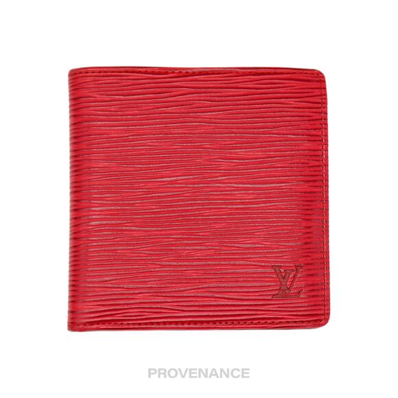 🔴 Louis Vuitton Marco Wallet - Red Epi Leather - Picture 2 of 10